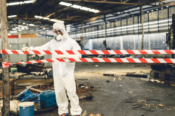Professional Drug Lab Cleanup technician working in Orange Lake, NY
